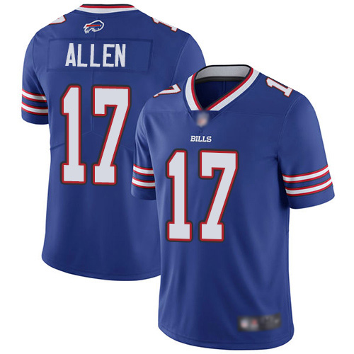 Men Buffalo Bills #17 Josh Allen Royal Blue Team Color Vapor Untouchable Limited Player NFL Jersey->buffalo bills->NFL Jersey